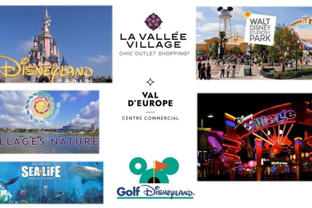 Disneyland Paris, Appartement 70M², Parking Prive 塞里斯 外观 照片